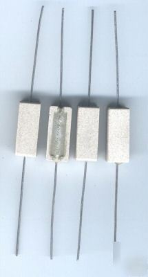 5 watt power resistors 47 ohm lot of 4 made in usa