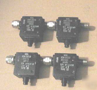 4X isolator circulator western microwave icm-2021B sma