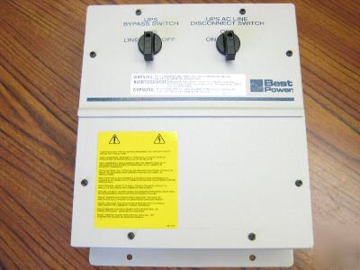 Best power bpe-01-mbb-1A external transfer switch