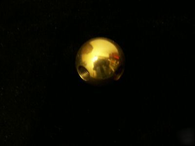Set of 2 brass balls, tesla coil spark gap, electrodes