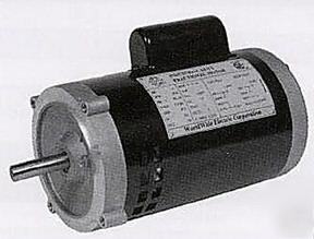 Worldwide electric jet pump motor, 2 hp, 56C frame