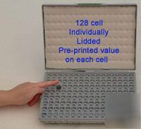481 values X100 1% 0805 resistor kit w/ 4 enclosures 