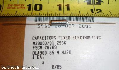 New lot 350 fixed ele capacitors p/n: M39003/01 2966