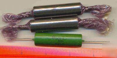 Paper + oil capacitors 0,47UF 500V +/-10% lot OF40