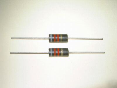 3K or 3000 ohm 2 watt carbon composition resistors
