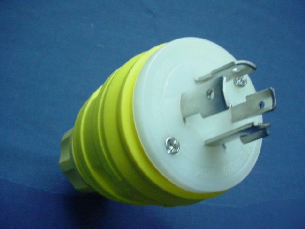 Leviton wetguard L15-20 locking plug 20A 250V 3PH 26W75