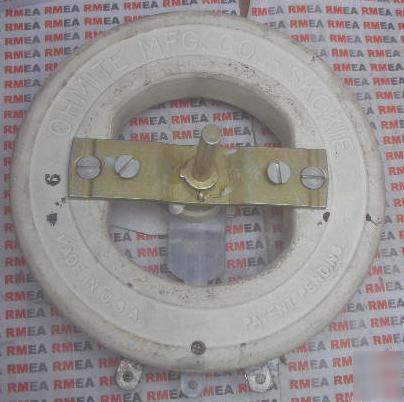 Ohmite model r rheostat variable resistor nos