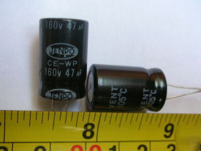 PACK100, 160V 47UF radial electrolytic capacitor 