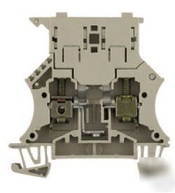 Weidmuller din rail mounted term. block wsi gently used