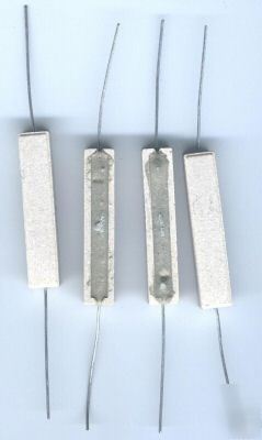10 watt power resistors 30 ohm, lot of 4 made in usa