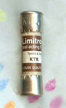 Limitron ktk-25 fast acting fuse 25 amp 600 volt KTK25