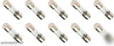 10 x 100MA slow blow anti surge glass 6 x 32MM fuses