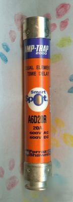 New ferrez shawmut 20 amp A6D20R A6D smart spot fuse 