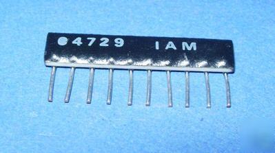 10-pin sip IAM4729G resistor network lot of 1000 pcs