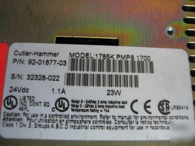 Cutler hammer panelmate power series 1785K-pmps-1700