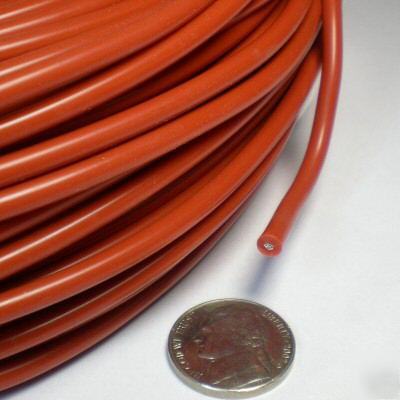 5FT. 20KV 17AWG red high voltage wire cable stranded