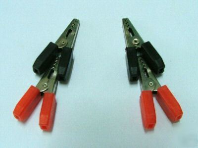 24 pairs alligator clip for jumper cable w/plastic foot