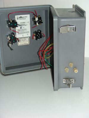 Waterproof control box w/asco red hat valves & switches