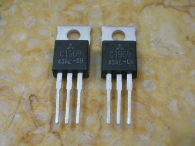 10PCS, npn 2SC1969 C1969 transistor for rf power amps