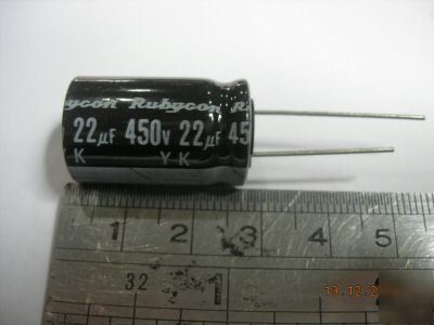 22UF-450V rubycon capasistor (12PCS)
