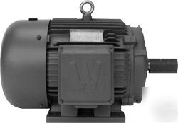 3 hp three phase motor 182 t frame 3600 rpm tefc