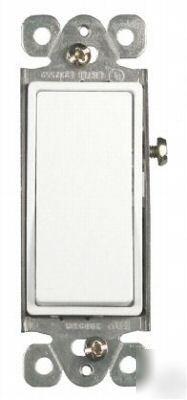 3-way 3 way decorative decora rocker switch, ivory