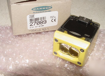 New banner omni beam sensor head osbe in box 