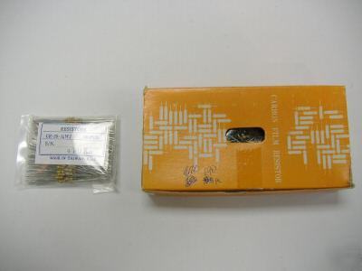 Lot of 437 _ carbon film resistors 82K ohm, 1/4 w, 5%