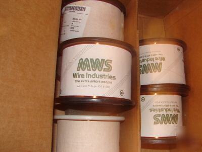 New 7.5 ibs spool mws awg 32 hapt copper magnet wire - 