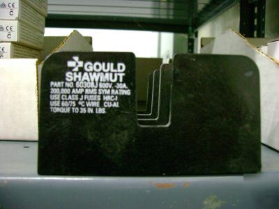 QTY5 60308J,gould shawmut class j fuse block holder