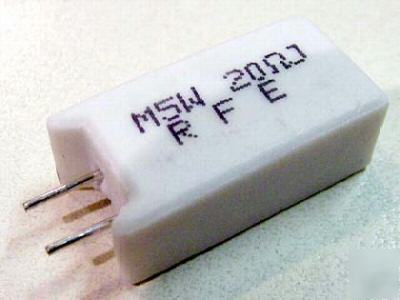 (12) 20 ohm 5% 5W well venillated vertical mount brick