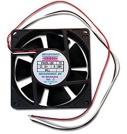 Mechatronics 12V 92MM x 25MM fan 3 wire style nos