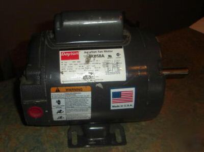Dayton farm duty 3/4 hp motor 3450 rpm 115/230/rev teao