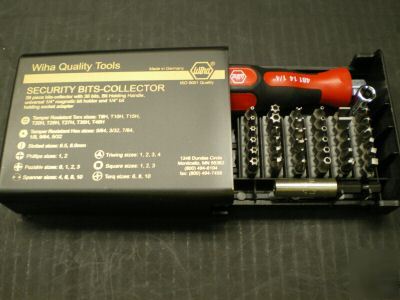 39-piece security bit & driver kit wiha- free shipping