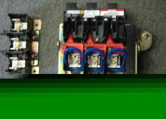 Square d TCF33 disconnect 30AMP 3P 600V flanged fuse