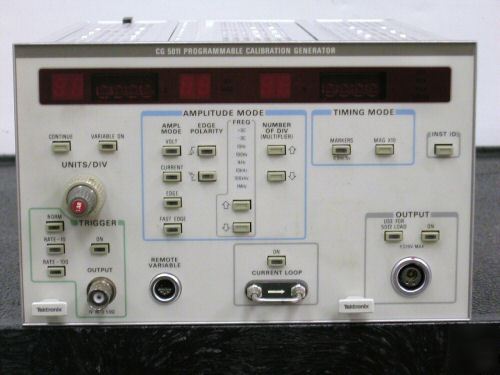Tektronix CG5011 programable calibration generator