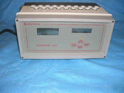 Polymetron sequencer 8811 pneumatic valve purge filter