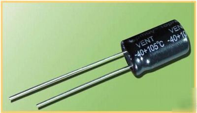 Electrolytic capacitors 25VDC 105Â°c 33UF pack of 10